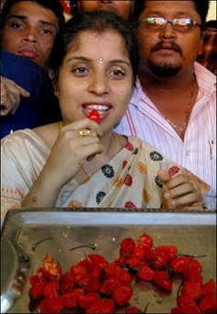 Anandita Dutta Tamuly Eats Bhut Jolokia