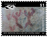 Arte rupestre, valle del río Epuyén