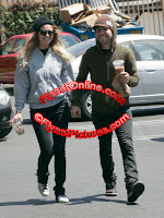 Ashlee Simpson and Pete Wentz out for coffee in LA