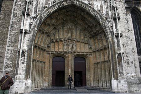 Entrada da catedral