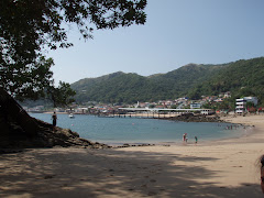 La playa de Isla Taboga