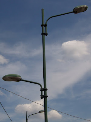 Lampioni moderni a Rovigo