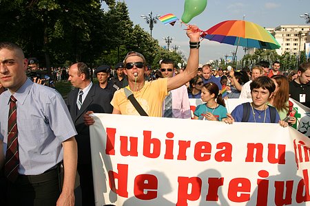 Bucharest's GayFest 2006 LGBT pride parade