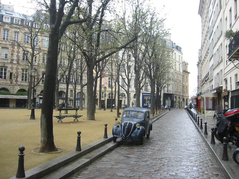 Place Dauphine in February