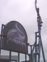 Steel Venom Roller Coaster - Geauga Lake
