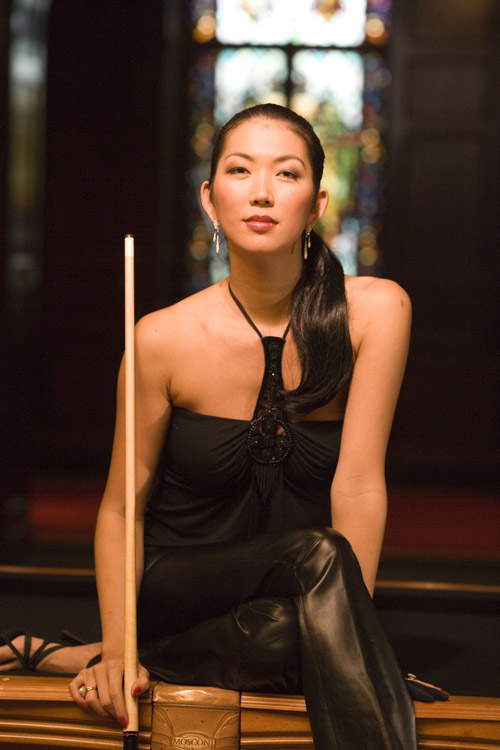 The official dreamy pool player is Jeanette Lee, the Black Widow