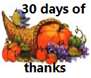 30 day of thanks