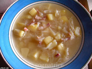 Ham and cabbage soup
