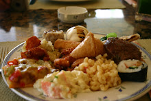 My plate of food from the buffet!