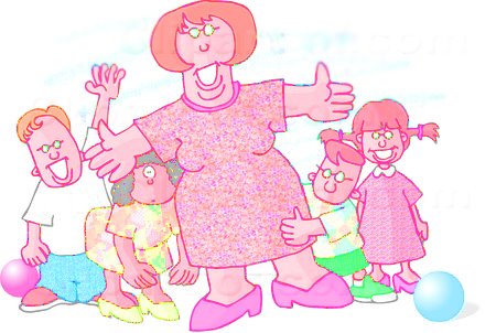 [5907_happy_woman_standing_with_children_at_a_daycare.jpg]