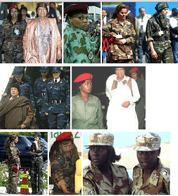 libya quaddafi female body guards