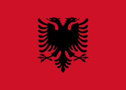 [250px-Flag_of_Albania.svg]