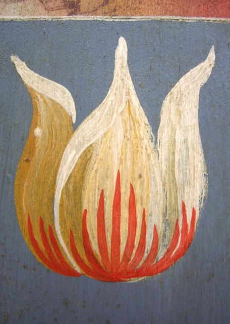 a simple tulip, with two main colours