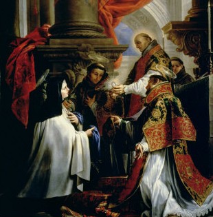 [61822~Communion-of-St-Teresa-of-Avila-1515-82-circa-1670-Posters.jpg]