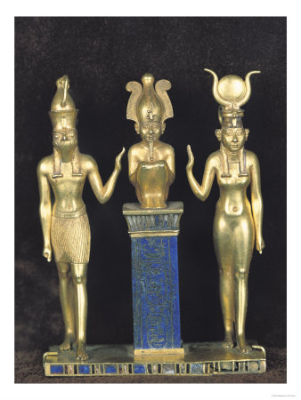 [50856~The-Triad-of-Osorkon-II-Reign-of-Osorkon-II-circa-874-850-BC-Gold-Lapis-Lazuli-and-Glass-Posters.jpg]