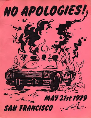 White Night Flyer, May 21, 1979. San Francisco.