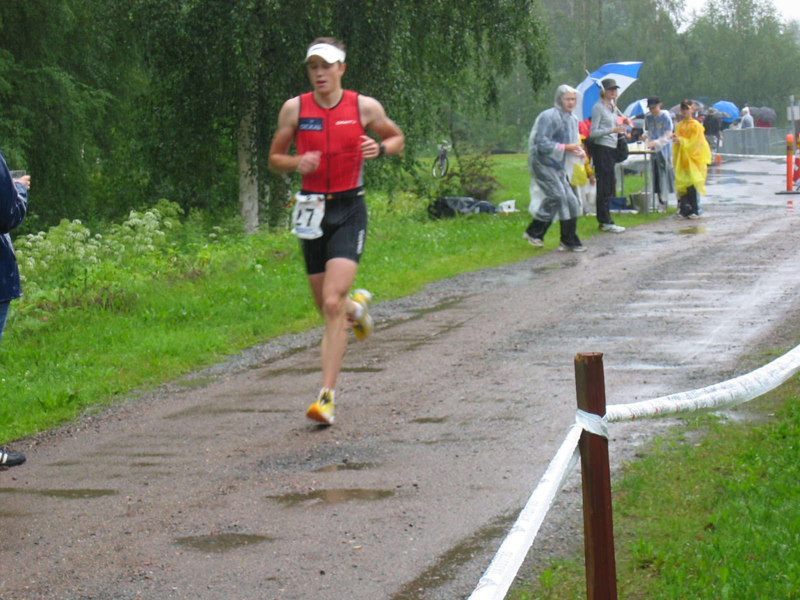 Hölkällä Joroisten SM triathlonissa