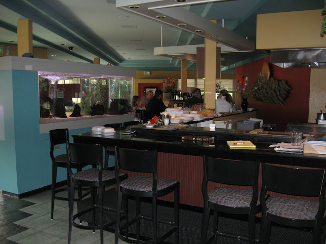Back end of Sushi bar
