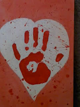 Handprints in Hearts