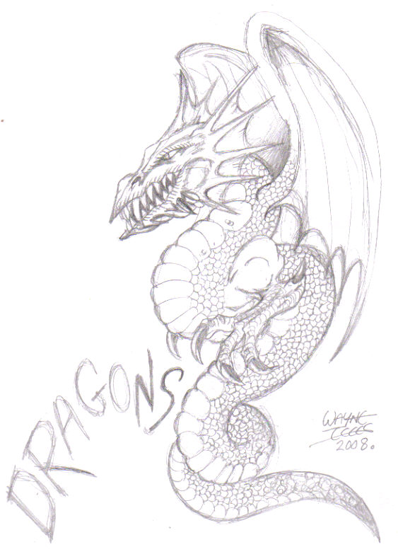A Dragon Idea Sketch