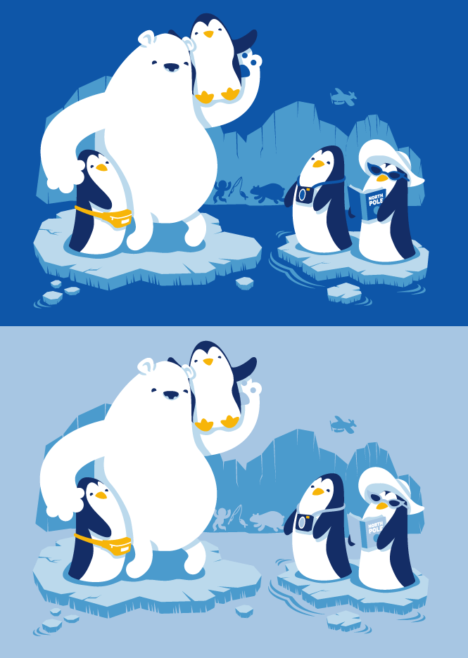 Penguins On Holiday