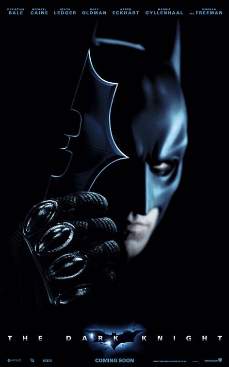 The Dark Knight Character Poster - Christian Bale as Batman
