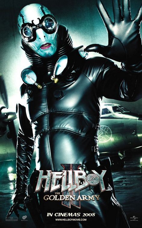 New Hellboy II: The Golden Army European Character Posters - Abe Sapien