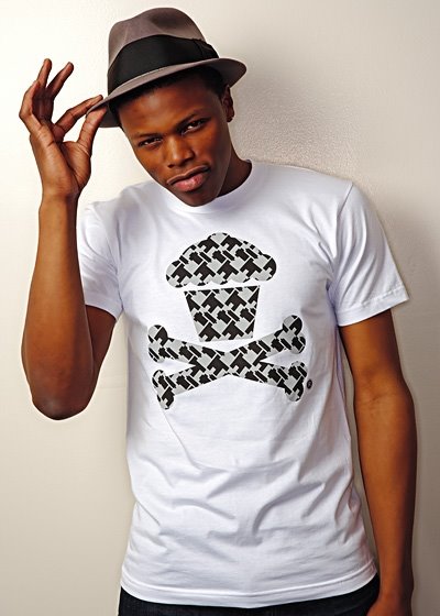 Johnny Cupcakes - Houndstooth Chef Crossbones T-Shirt