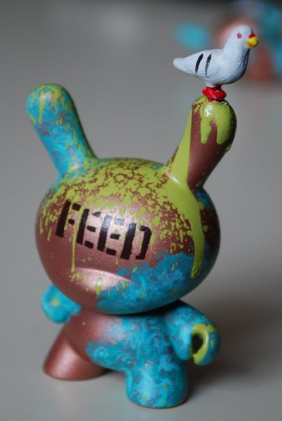 Pon - Custom Hand Painted 3 Inch Feed Dunny
