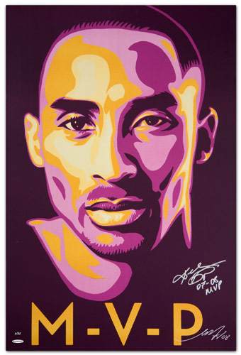 Upper Deck Kobe Bryant Lithograph by Shepard Fairey (OBEY Giant) - MVP