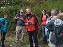 A group on the Donabate heritage trail...