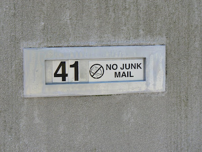 Earth day junk mail