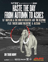 Haste The Day Tour Poster