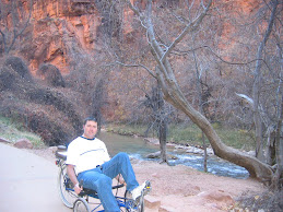 Dan biking in Zion's Park