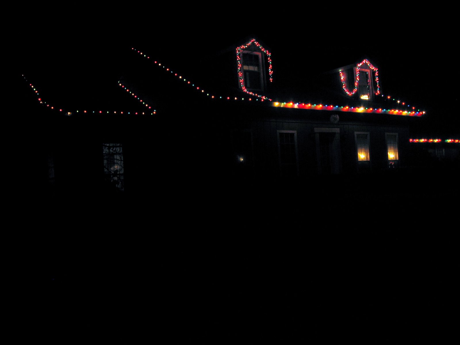 FAR Manor lit up for Christmas