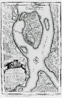 Kartta vuodelta 1742