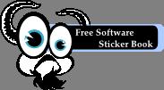 gnu software sticker book