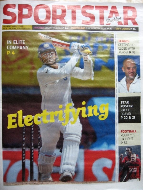 The Sportstar in tabloid format
