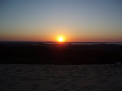 Sunset on Carlos Sand Blow, RAINBOW BEACH