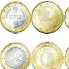 Monedas de euro en Chipre y Malta
