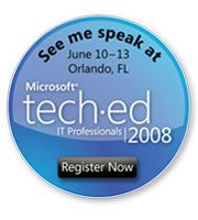 Microsoft tech·ed IT Professsionals | 2008