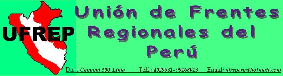 UFREP Union de Frentes Regionales del Peru