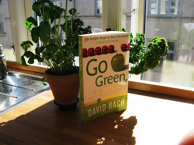 Go Green, Get Rich by David Bach - as seen in my kitchen