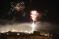 Fireworks at Piazza Michelangelo