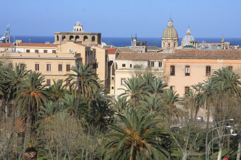Looking Over Villa Bonanno - Palermo Sicily