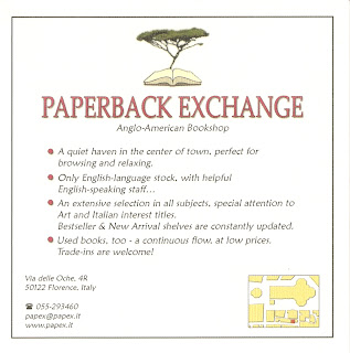 Paperback Exchange Business Card - Florence