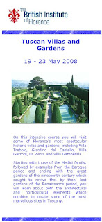 Brochure for Tuscan Gardens and Villa Course