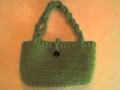 Green Crocheted Purse