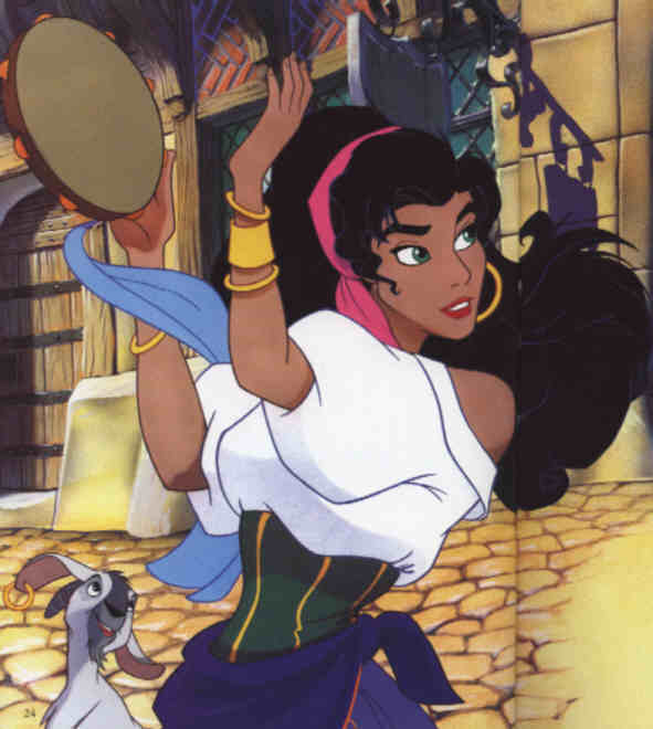 Princess Esmeralda Cartoon Character 