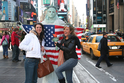 Me, Liberty, and my sis Jess in Time Square